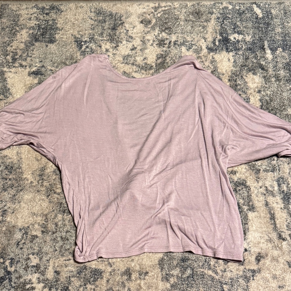 Charlotte Russe Light Purple Short Sleeve Top